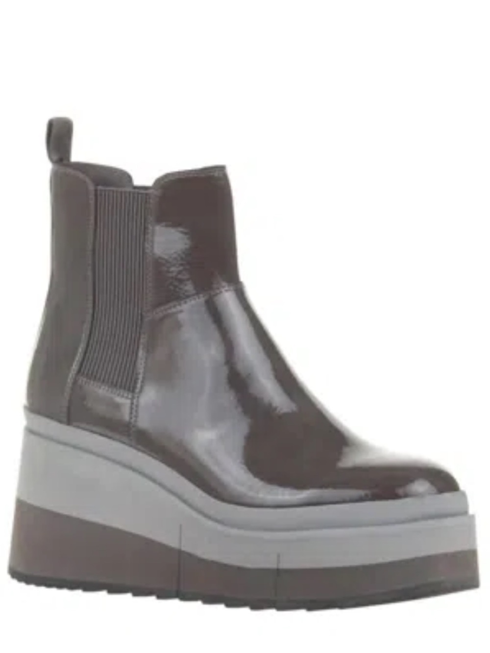 Nakedfeet GUILD IN MUD PLATFORM CHELSEA BOOTS 6